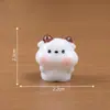 Figuras creativas y adorables de cerdito y gato en miniatura, perfectas para decoraciones DIY de casas de muñecas, paisajes en miniatura y adornos de escritorio