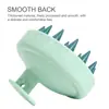 Fornecimento Transfronteiriço de Escova de Shampoo de Silicone Macio, Escova de Shampoo Massageadora, Escova de Limpeza do Couro Cabeludo, Pente de Banho Doméstico, Ferramenta de Cabeleireiro