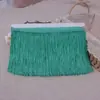 Borlas Coloridas 10cm 15cm 20Cm-50Cm Franja para Fantasias de Palco, Cortinas Decorativas, Tapetes, Tiras de Borla em Estoque