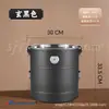 Lata de Chá de Aço Inoxidável Estanhado, Pote Hermético de Armazenamento, à Prova de Umidade e Insetos, com Higrômetro para Nível de Umidade Visível