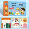 Origami Pequeno Perito Crianças Origami 3D DIY Divertido Educacional Livro de Artesanato para Jardim de Infância Prático Treinamento de Pensamento Cerebral