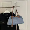 Bolsa Casual de Grande Capacidade com Estampa de Leopardo Nova Moda Outono e Inverno 2025 Bolsa de Axila Versátil Retrô Bolsa de Ombro de Mão