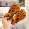 Zapatos para Niña 2025 Verano Nuevas Sandalias Infantiles para Niña Suela Suave Piel Genuina Suave Punta Cerrada Zapatos de Princesa para Bebé Versátiles Casuales