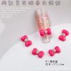 Explosivo Hueso Forma Lazo Arte de Uñas Mini Lazo Resina Joyería Verano Dulce Pequeño Lazo Accesorios