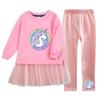 Conjunto de dos piezas de falda y leggings de estilo occidental para niña, primavera y otoño de 2022