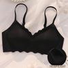 Ropa interior sin costuras para mujer, sin aro de acero, espalda hermosa, muestra pecho grande, pecho pequeño realzado, sujetador para dormir conciso, ropa interior de jalea para mujer
