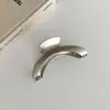 Nuevo Clip Pinza Curva de Viento Frío Metálico de Verano Moda de Gama Alta Todo Combinable Pinza Tiburón para Cabeza Cabello Accesorios para el Cabello
