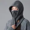 Gorro y Bufanda Integrados para Calidez al Aire Libre Gorra de Ciclismo para Hombres y Mujeres Equipo para la Cabeza para Deportes Esquí Protector de Cuello Gorro a Prueba de Viento Protección contra el Frío