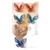 Joyería de manicura con explosión roja neta, aurora, color mágico, resina tridimensional, gradiente, mariposa, accesorios especiales para uñas, venta al por mayor