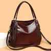 Bolso tote de cuero suave retro europeo y americano, estilo nuevo, simple y versátil para ir al trabajo, gran capacidad, se puede llevar en la mano, colgar al hombro o usar como bolso cruzado, adecuado para madres