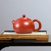 Fábrica Original em Yixing, Bule de Argila Roxa Totalmente Feito à Mão, Bule de Argila Roxa Argila Vermelha de Mina de Carvão Pequena de Minério Original, Bule Xishi Totalmente Feito à Mão