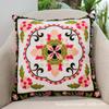Estancia en casa ins Almohada Bordada de Lujo Ligero Moderna Simple Almohada para Sala de Estar Cojín de Cabecera Cama Cintura Respaldo Funda de Almohada