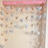 Decoração de Casa com Coração de Cachorro, Decoração de Porta de Quarto Fofa e de Bom Aspecto, Cortina Meio Cortada para Porta de Quarto de Crianças Sem Furar