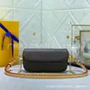Nuevo Modelo de Bolsa Transfronteriza: Bolso de Mujer con Monograma de Hiedra, Bolso para Teléfono con Cadena de Cuero Genuino, Bolso de Mahjong, Bolso Cruzado de Hombro