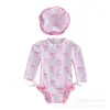 26 Estilos Nuevos de Trajes de Baño para Niñas con Capucha, Traje de Baño de Una Pieza con Protección Solar para Bebés, 0m (Mes)-3A (Años) Trajes de baño para niñas