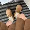 Sapatos femininos estilo Birkenstock, de couro genuíno, com aumento de altura e sola grossa, coleção de outono de 2026, mocassins de calçar