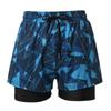 Bañadores Sueltos y de Moda para Hombre, Doble Capa Anti-Vergüenza Estilo Profesional, Traje de Baño de Cinco Puntos de Secado Rápido, Equipo Deportivo para Playa y Natación