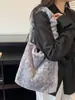 Bolso de Felpa Transfronterizo para Axila 2025 Nuevo de Moda Pequeño Bolso para Mujer Bolso de Hombro Portátil Bolso Cruzado de Gran Capacidad