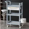Carrito de Cocina Pequeño con Estantes de Almacenamiento de Múltiples Niveles, Carrito de Herramientas Móvil para Salón de Belleza al por Mayor con Ruedas Giratorias Silenciosas