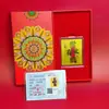 Pegatina Dorada para Teléfono con el Mismo Diseño que la Pegatina Dorada Pura 999 para Girar la Fortuna, Tarjeta de Riqueza, Hoja Dorada Atractora de Prosperidad