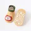 24 Calcetines de Piso para Bebé de Primavera/Verano Calcetines Antideslizantes para Niños Pequeños Clase a Sin Costuras Dibujos Animados Calcetines para Trampolín Calcetines de Algodón para Niños
