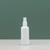 20 Boquillas 100ml Botella Blanca con Atomizador Plástico PET Botella Vacía Embotellado de Líquido Cosmético Spray de Presión Botella de Plástico