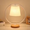 Lámpara de mesa nórdica para dormitorio, mesita de noche, moderna, minimalista, creativa, cálida, retro, china, para hotel, sala de estar, lámpara de mesa con atenuación