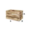 Soporte para Flores Marco de Madera Caja de Almacenamiento de Madera Maciza Retro Accesorios para Fotografía Caja de Madera Decorativa Caja de Almacenamiento para Exhibición de Frutas en Supermercado