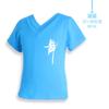 Ropa de Baile para Niños Verano Manga Corta Ropa de Práctica para Niños Ropa de Baile Latino para Niños Traje de Baile Chino Top Negro