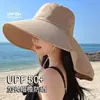 Sombrilla Protectora UV Cubre Rostro Chal Grande Protección Solar A prueba de Viento Sombrilla para Ciclismo Versátil Sombrero de Pescador Sombrero Chal de Verano para Mujer