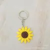 Chaveiro de girassol de celebridade online pingente fofo de margarida para bolsa chaveiro de carro atacado acessórios de chave