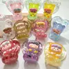 Muñeca Luminosa 3D Corazón de Resina Accesorios Pequeños Pegamento de Crema Caja Ciega DIY Colgante de Llavero Decoración de Coche Venta al por Mayor