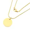 Colar Minimalista Japonês e Coreano Redondo Liso de Aço Inoxidável Personalizado Corrente de Osso de Cobra Redonda Tendência Joias Atacado