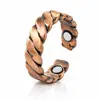 Deseo aliexpress artículo más vendido anillo magnético moda retro creativo europeo americano abierto patrón de martillo anillo magnético de línea