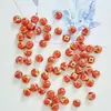 Cuentas de cerámica con agujero recto estilo retro bohemio pulsera con forma multifacética accesorios material de cuentas joyería diy