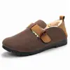 Botas de Nieve Cálidas con Hebilla de Bloques de Color para Mujer 2026 Invierno Nuevas Mocasines Slip-on con Felpa Adicional Botas Tipo Birkenstock Perezosas para Mujer