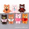 Accesorios para Funda de Teléfono Móvil de Dibujos Animados para Niños Accesorios de Resina Oso Pegamento Crema Material DIY Barro de Huella de Mano y Pie Tocado Accesorios para el Cabello