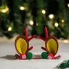 Diademas y Pasadores Decorativos Navideños Transfronterizos Temática de Muñeco de Nieve Navideño con Astas Diademas con Astas Disfraces Festivos Infantiles Diademas con Astas