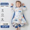 Saco de Dormir Bebé Clase A Primavera y Otoño Gasa de Algodón de Bambú Bebé Verano Saco de Dormir Piernas Separadas Jardín de Niños Niños Habitación con Aire Acondicionado Anti-patadas