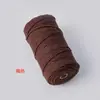 Fornecimento Direto da Fábrica Cordão de Algodão de 3 mm com Alma, Corda de Algodão Trançada, Cordão de Algodão Colorido para Decoração, Cordão Colorido Teçido à Mão