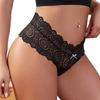 Tanga Europeo y Americano para Mujer Talla Grande Sexy Chica Caliente Ropa Interior de Encaje Algodón Puro Ropa Interior para Gorditas Lista para Exportación Transfronteriza