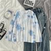 AliExpress tie-dye manga comprida camiseta feminina outono 2020 novo estilo coreano solto estilo harajuku estudante elegante estilo top