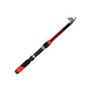Seção Curta Portátil Pequena Vara de Mar Carbono Telescópica Vara de Pesca Multicor Opcional 44cm Ultraleve Dureza Vara de Pesca de Mar
