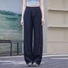Jeans de Verano Finos Talla Grande para Mujer Cintura Alta Adelgazantes Casuales Antiarrugas Sueltos Pierna Ancha Ropa Exterior Pantalones Machete