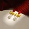 Nuevos Pendientes Rojos de Año Nuevo 2026, Pendientes del Zodiaco del Año del Caballo, Lindos y Festivos, Accesorios para Orejas de Riqueza y Prosperidad