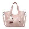 Estilo Coreano Casual Simple Moderno de Alta Gama Portátil Bolso Tipo Cubo Femenino Versátil Color Sólido Bandolera Bolso Suegra