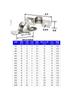 Abrazadera de tubo de acero inoxidable 304, abrazadera de tubo, abrazadera de caballo, soporte de tubo, abrazadera de manguera, abrazadera de tubo en forma de U, aro de 55L
