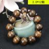 Pulseira de contas pretas em formato de pera para atacado de fábrica para homens e mulheres Pulseira de contas pretas em formato de pera