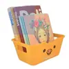 Caja de almacenamiento rectangular de escritorio de oso claro linda de dibujos animados caja organizadora de escritorio 24G
