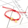 Versión coreana de pulsera de cuerda roja tejida a mano de los 12 signos del zodíaco Red net lovers este año transferencia lote de pulseras de los 12 signos del zodíaco